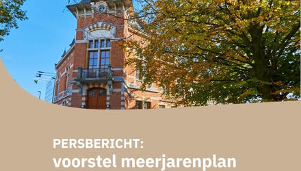 Voorstel meerjarenplan